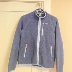 Patagonia Fleece Jacket Blue Boys Kids XXL